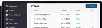 Admin console preview